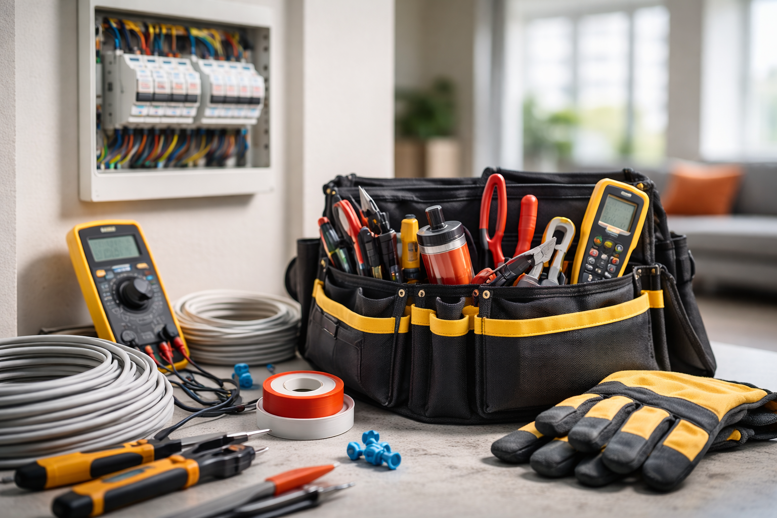 Villanyszerelő munkában - modern eszközök